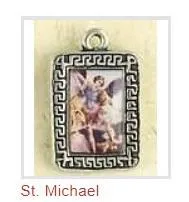 Pendant, Saints - Assorted designs in pewter