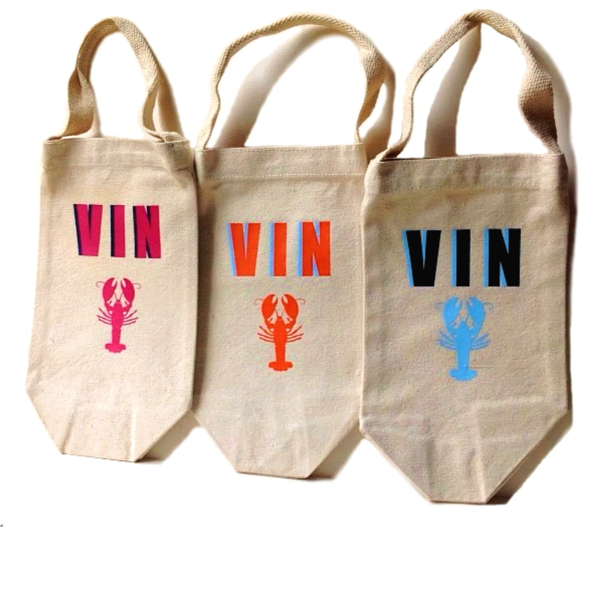 Personalised Canvas Wine Bag | Bottle Bag