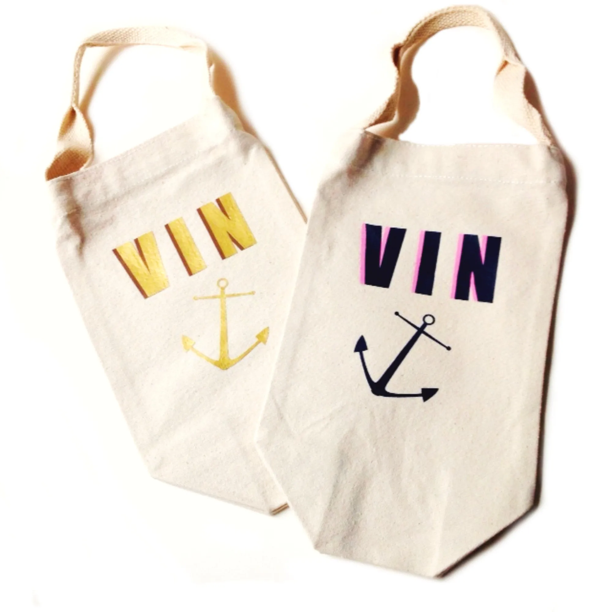 Personalised Canvas Wine Bag | Bottle Bag