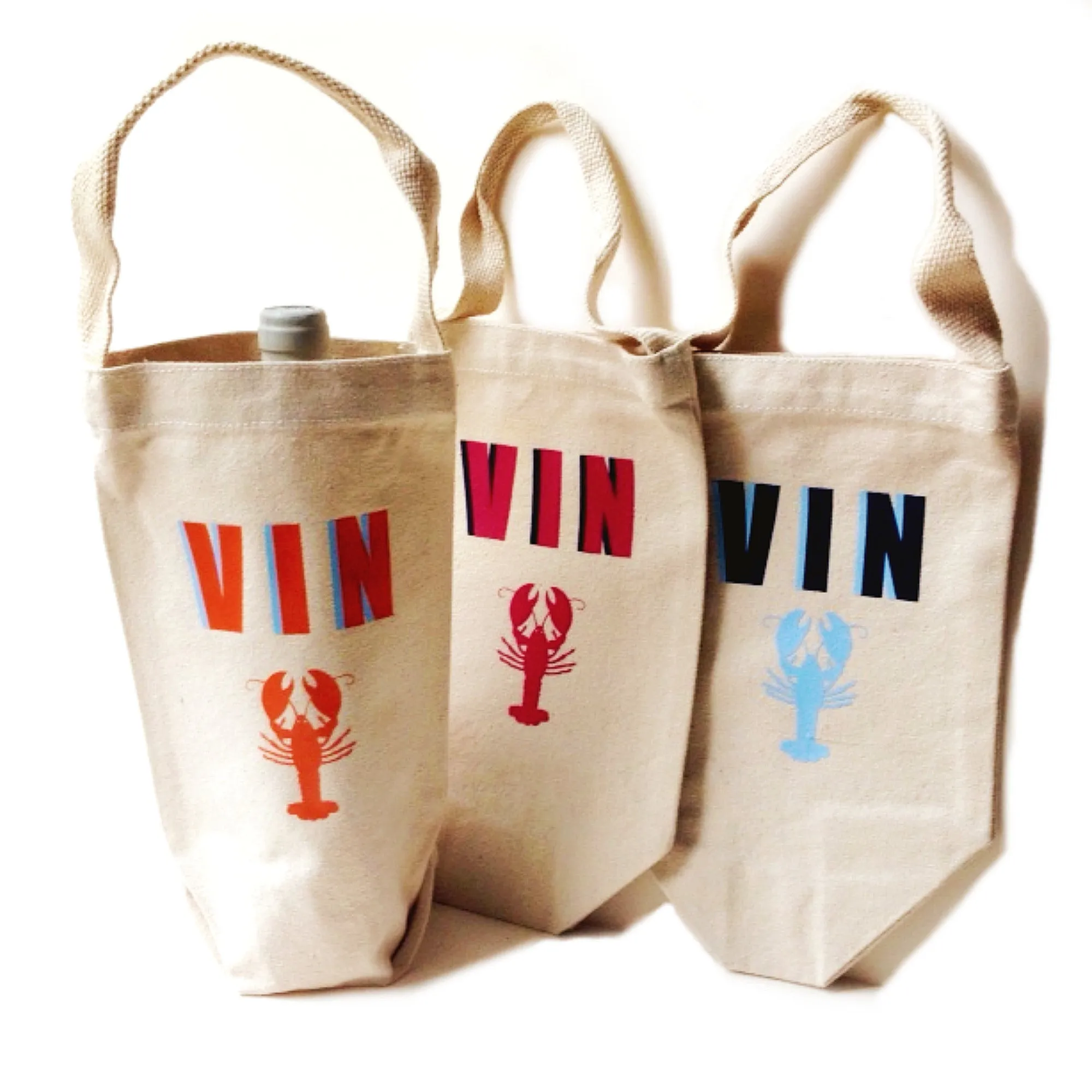 Personalised Canvas Wine Bag | Bottle Bag