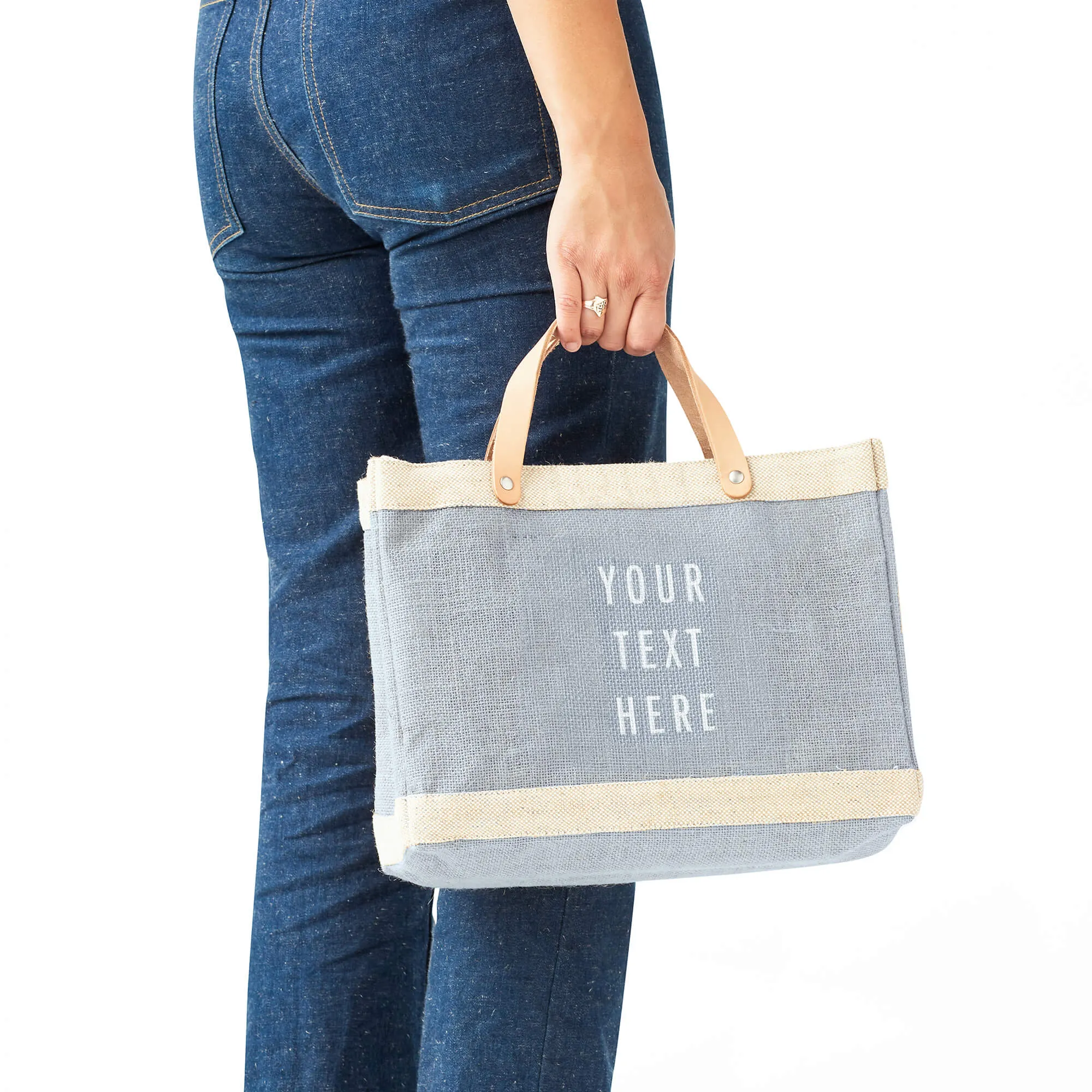 Petite Market Bag in Cool Gray