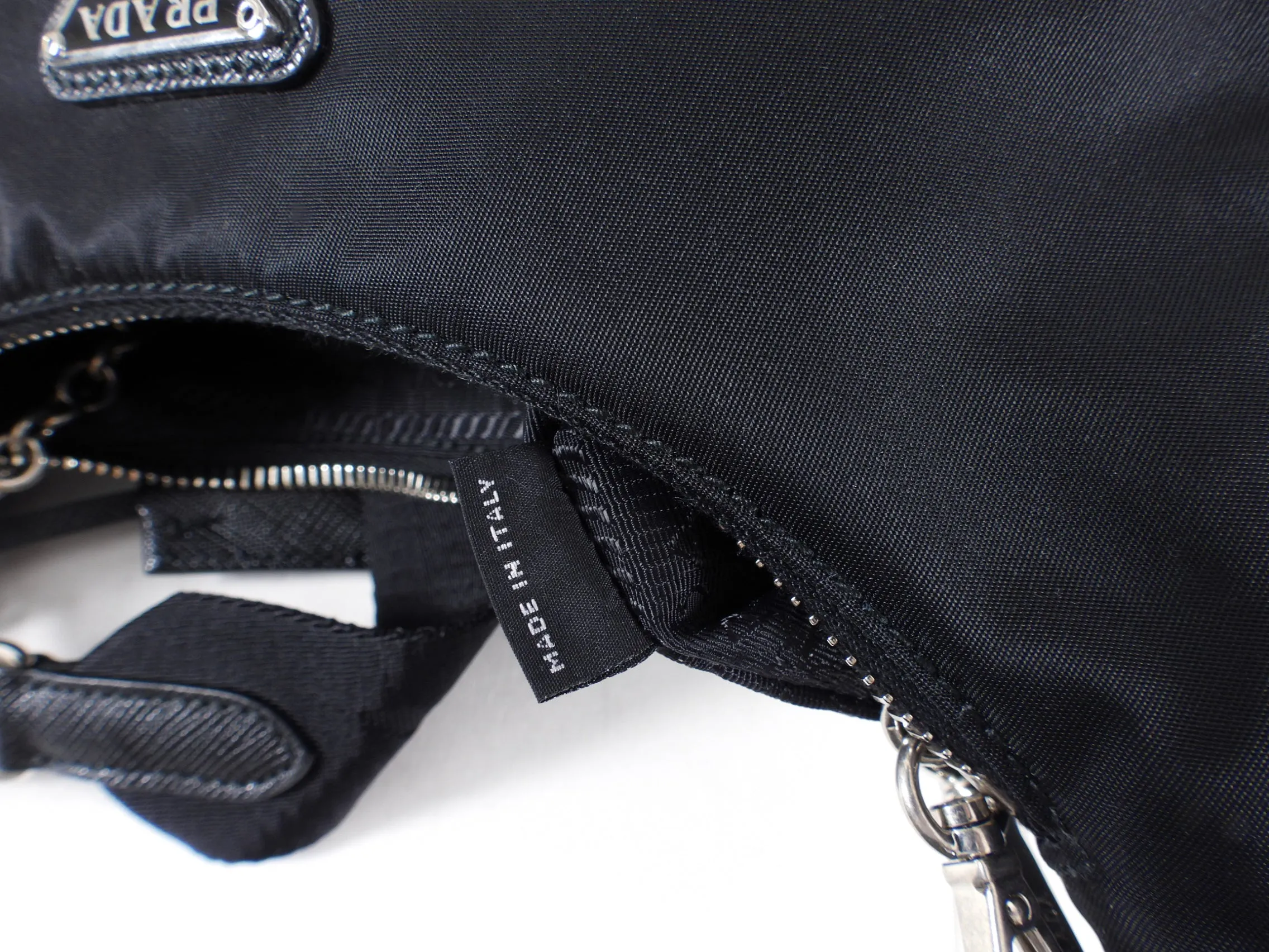 Prada Re-Edition 2005 Black Nylon Crossbody Bag