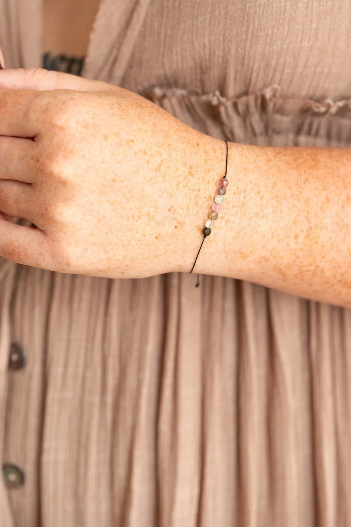 Rainbow Tourmaline Happiness Bracelet