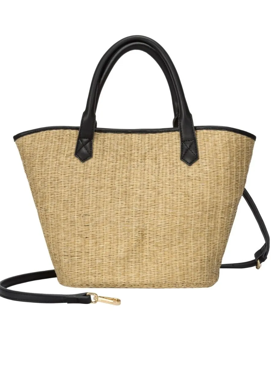 Rattan Bucket Bag - Black