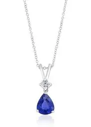 Sapphire and Diamond Necklace