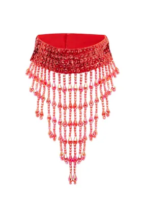 Shimmy Shimmy Ruby Red Choker