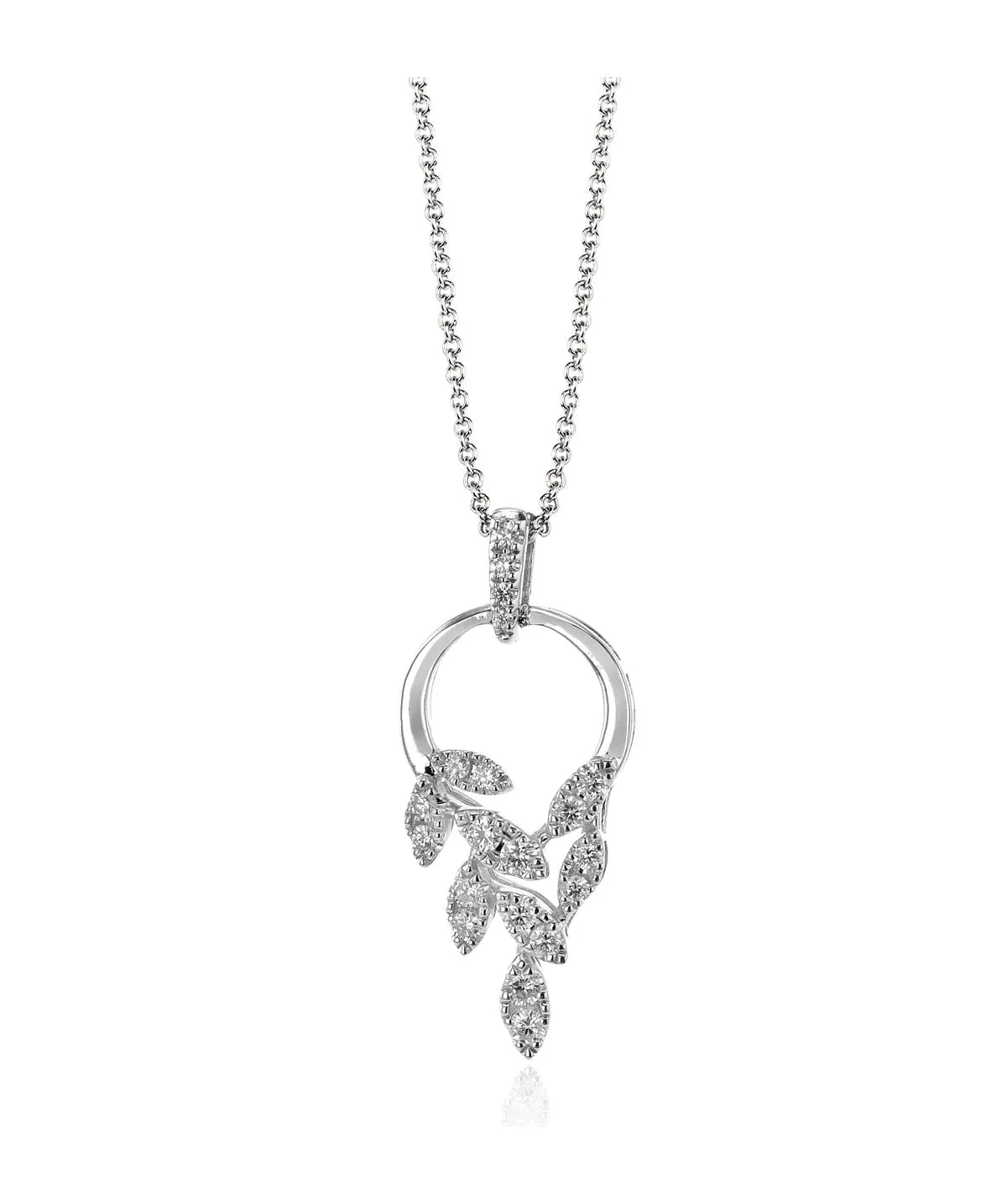 Simon G. 14K White Gold Diamond Pendant