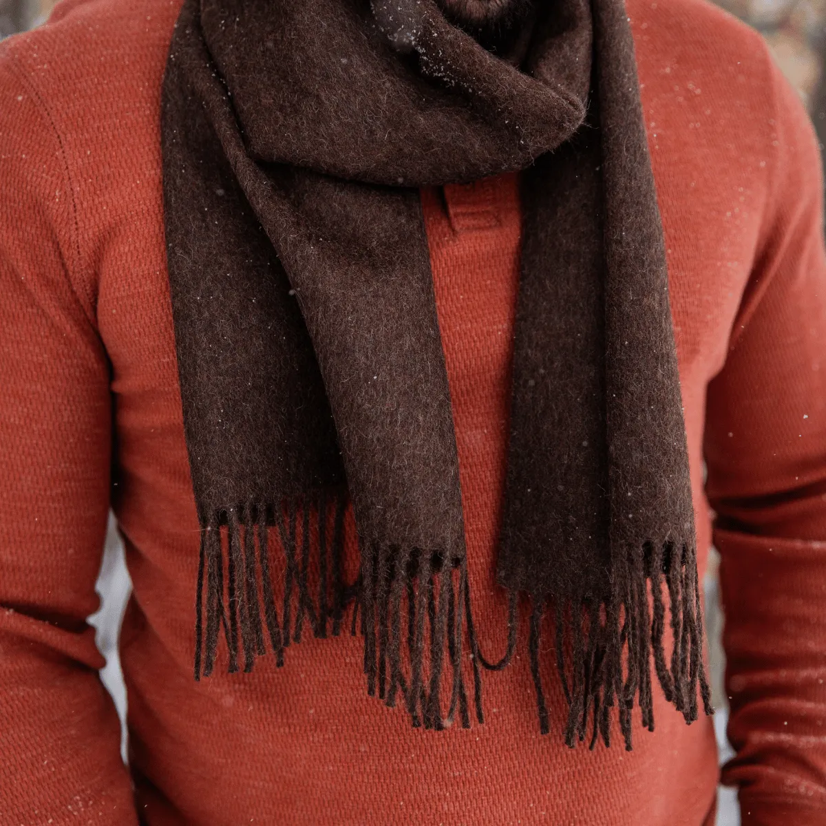 Solid Woven Scarf