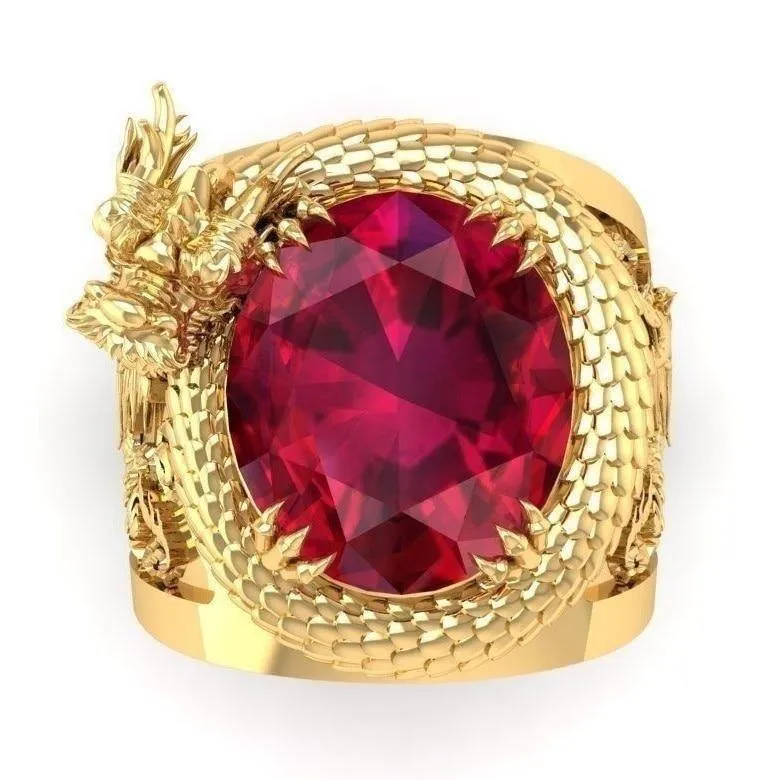 The Celestial Dragon's Ruby Ring