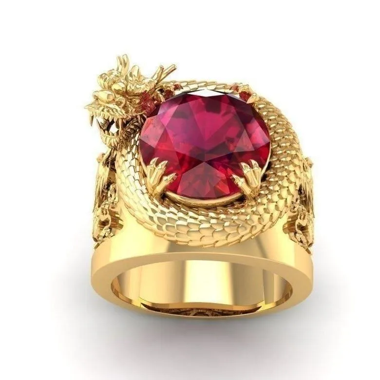 The Celestial Dragon's Ruby Ring