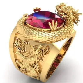 The Celestial Dragon's Ruby Ring