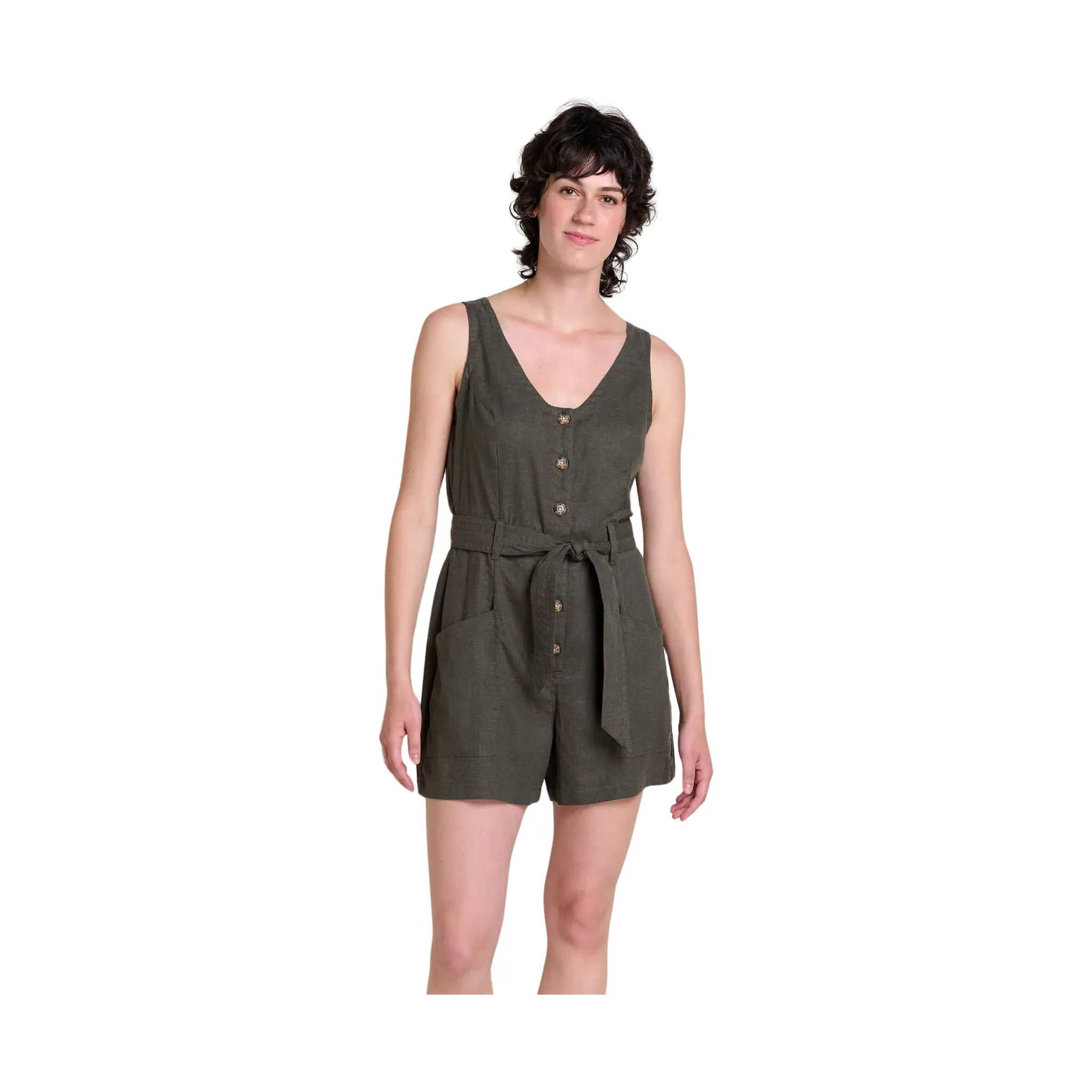 Toad & Co Women's Tarn Romper - Beetle