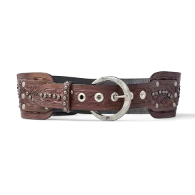 Tooled Belt :: Brown