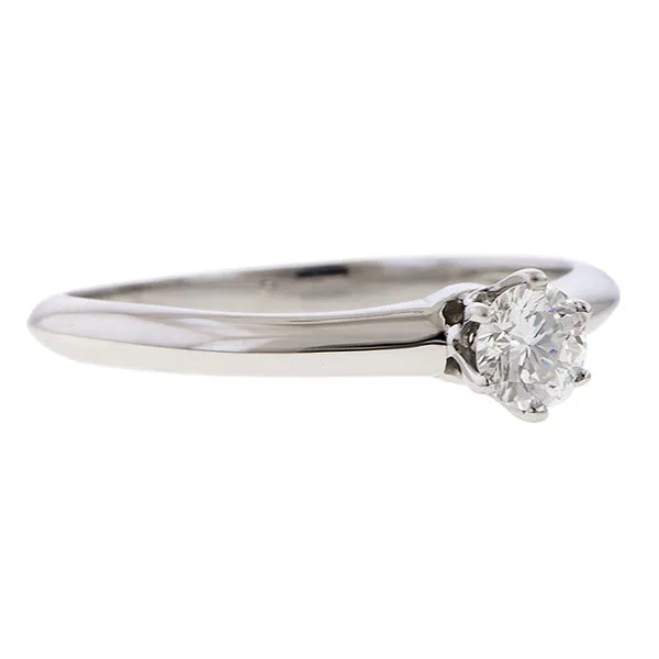 Vintage Tiffany & Co Solitaire Engagement Ring, 0.19ct.